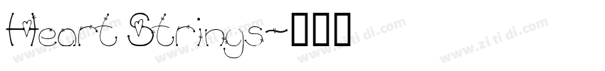 Heart Strings字体转换
